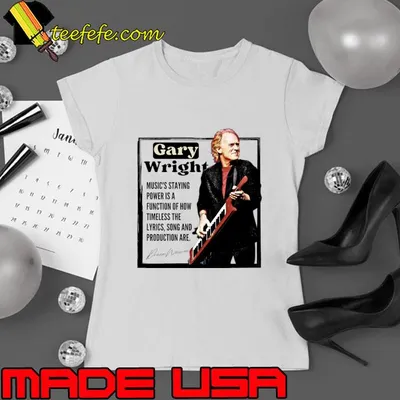 Gary Wright music's staying power is a function of how timeless the lyric signature T-Shirt