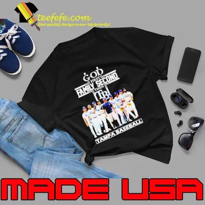 God first family second then Tampa Bay Rays players 2023 Season shirt
