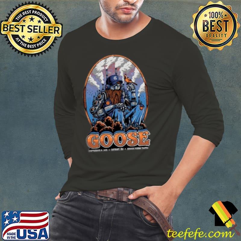 Goose Detroit MI Masonic Temple Theatre September 16 2023 Shirt Long Sleeve Tee Goose Detroit MI Masonic Temple Theatre September 16 2023 Shirt Long Sleeve Tee