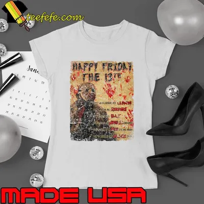 Happy Friday The 13TH Top Selling Blood Moon Halloween T-Shirt