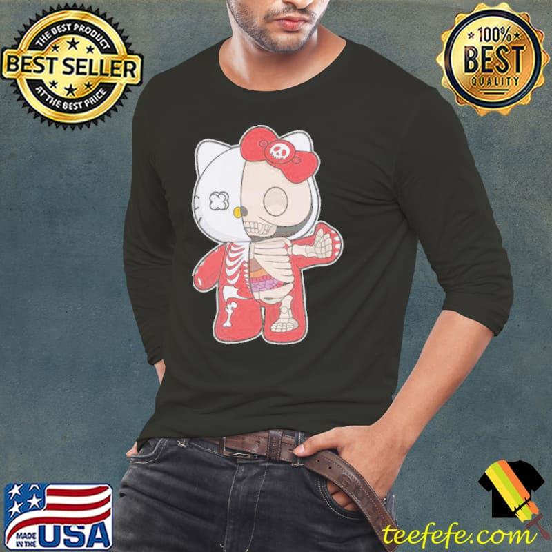 Hello Kitty Skeleton Pink Halloween 2023 Cute Shirt Long Sleeve Tee Hello Kitty Skeleton Pink Halloween 2023 Cute Shirt Long Sleeve Tee