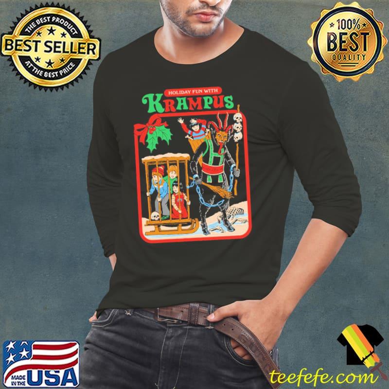Holiday Fun With Krampus Shirt Long Sleeve Tee Holiday Fun With Krampus Shirt Long Sleeve Tee