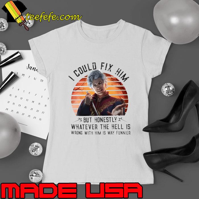 I COuld Fix Him Out Honestly Whatever Astarion Bulders High Elf Rogue Vintage T-Shirt
