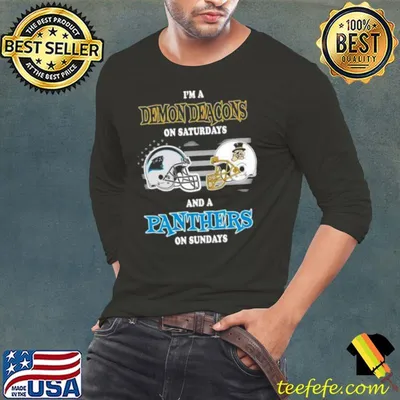 I’m A Carolina Panthers On Saturdays And A Wake Forest Demon Deacons On Sundays 2023 shirt