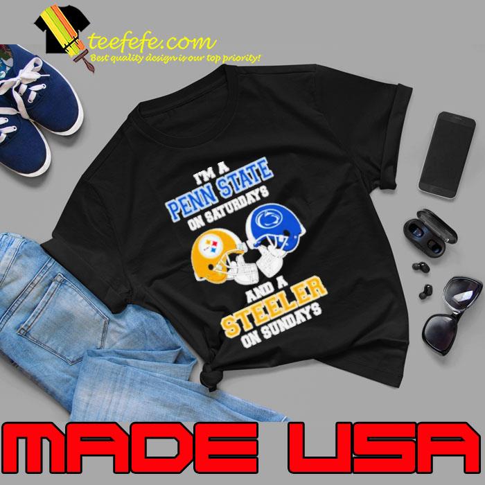 I’m A Penn State On Saturdays And A Steelers On Sundays Helmet 2023 Shirt