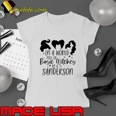 In A World Full of Basic Witches Be A Sanderson T-Shirt