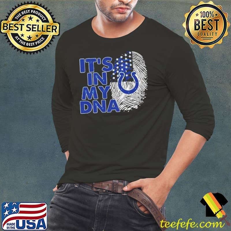 Indianapolis Colts Football It’s In My DNA 2023 s Long Sleeve Tee Indianapolis Colts Football It’s In My DNA 2023 s Long Sleeve Tee
