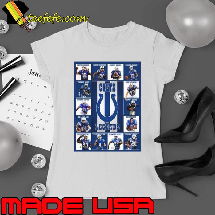 Indianapolis Colts Legends Players 2023 Signatures shirt