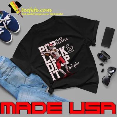 Isiah Pacheco Kansas City Pop Lock & Drop It Signature T-Shirt