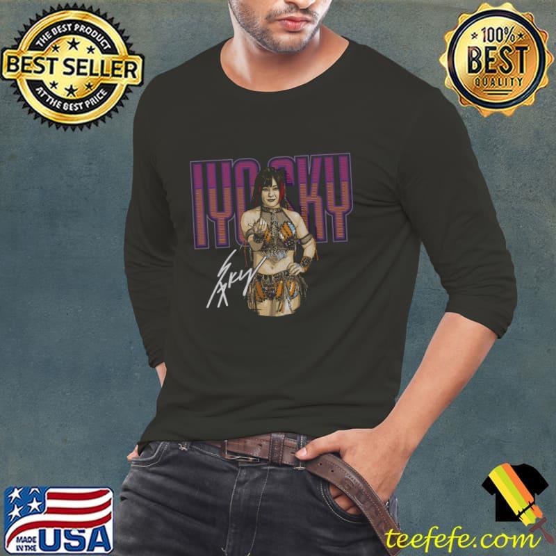 Iyo Sky Pose Japanese professional wrestler signature T-Shirt Long Sleeve Tee Iyo Sky Pose Japanese professional wrestler signature T-Shirt Long Sleeve Tee