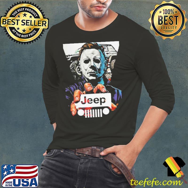 Jeep Collab Michael Myers 2023 Shirt Long Sleeve Tee Jeep Collab Michael Myers 2023 Shirt Long Sleeve Tee