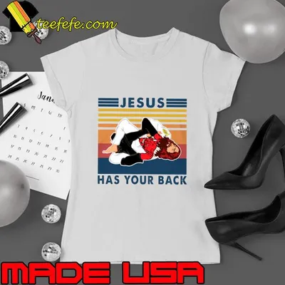 Jesus Has Your Back Taxan Vintage Christian T-Shirt