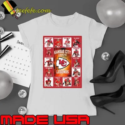 Kansas City Chiefs Legends Players 2023 Signatures shirt