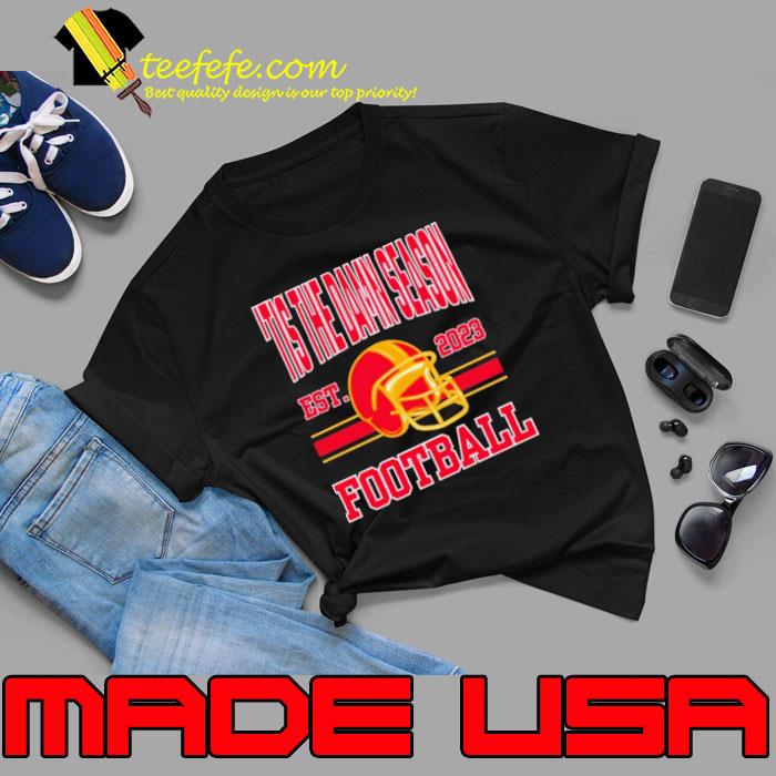 Kansas City Chiefs ‘Tis The Damn Season Football Est 2023 Shirt