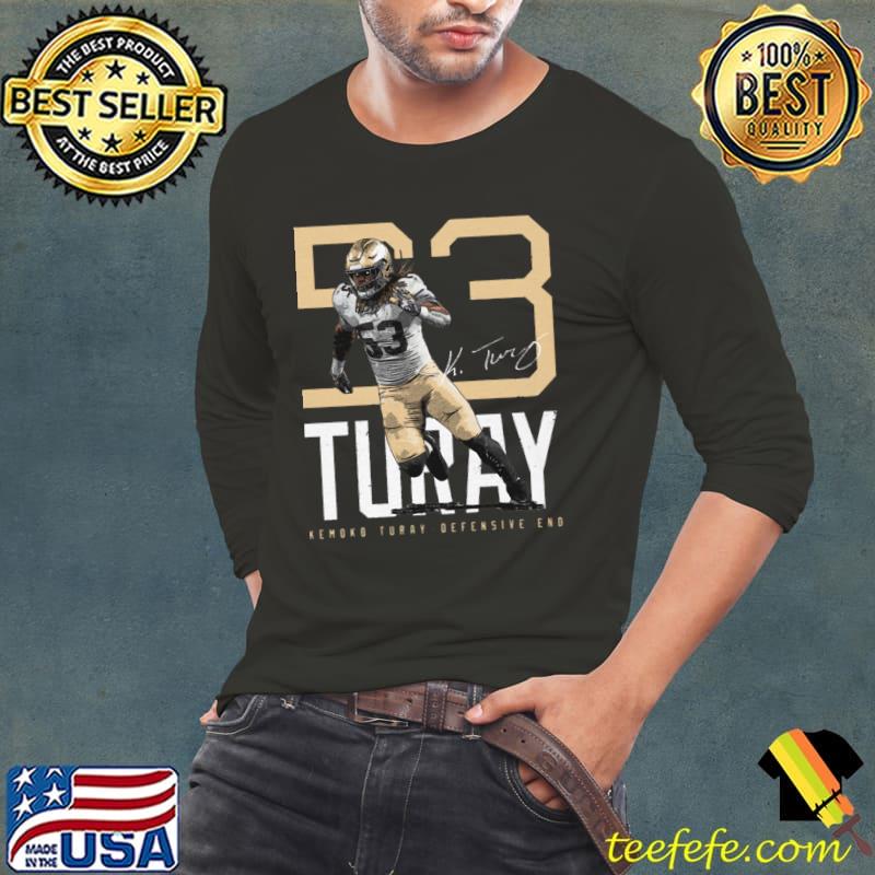 Kemoko Turay San Francisco Bold Number Signature T-Shirt Long Sleeve Tee Kemoko Turay San Francisco Bold Number Signature T-Shirt Long Sleeve Tee