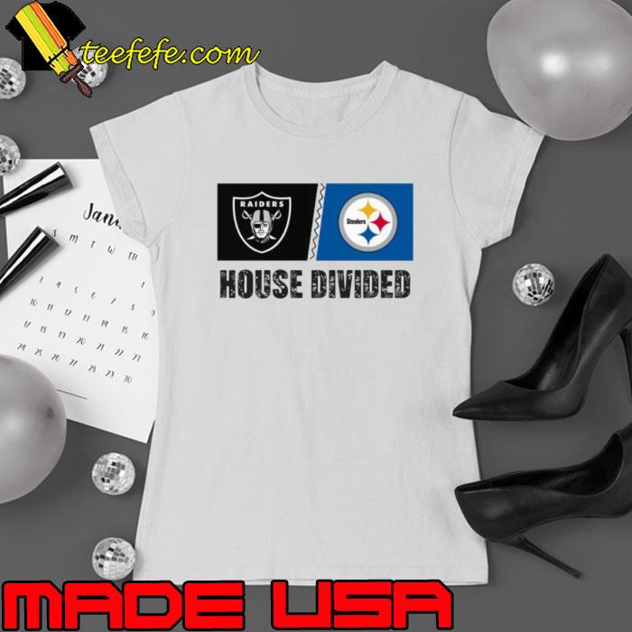 Las Vegas Raiders vs Pittsburgh Steelers House Divided Shirt