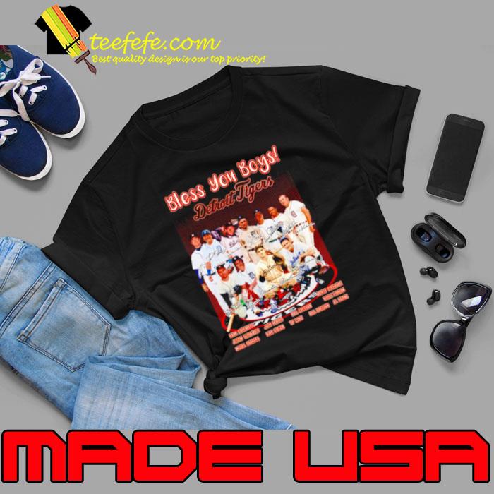 Legend Bless You Boys Detroit Tigers Signatures s Unisex Legend Bless You Boys Detroit Tigers Signatures s Unisex