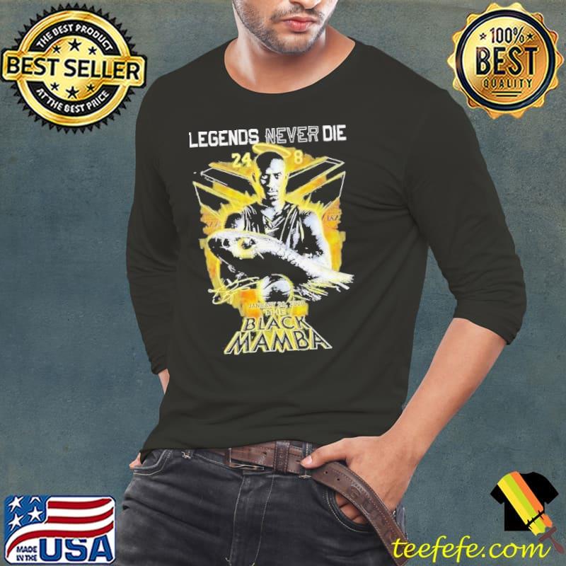 Legends Never Die January 26 2020 The Black Mamba Shirt Long Sleeve Tee Legends Never Die January 26 2020 The Black Mamba Shirt Long Sleeve Tee