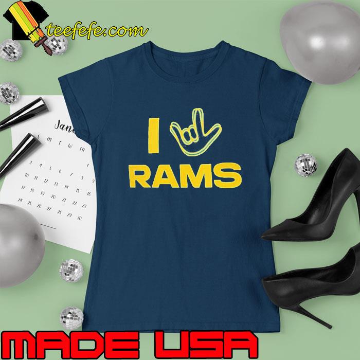 Los Angeles Rams The Nfl Asl Collection By Love Sign Tri Blend Shirt