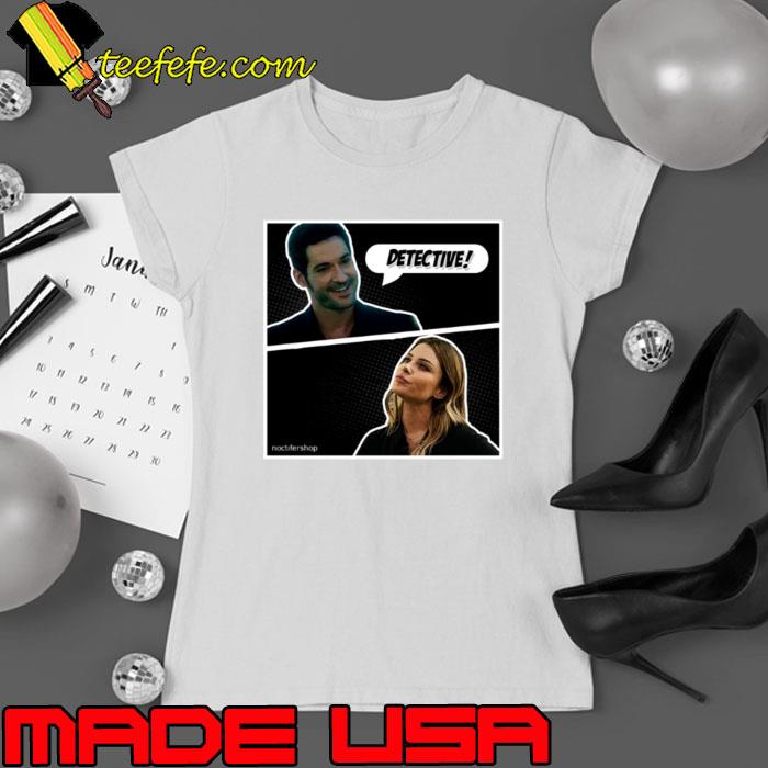 Lucifer Detective Comic Print shirt Lucifer Detective Comic Print shirt