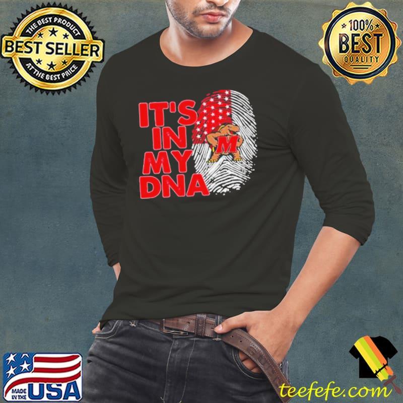 Maryland Terrapins Football 2023 It’s In My DNA s Long Sleeve Tee Maryland Terrapins Football 2023 It’s In My DNA s Long Sleeve Tee