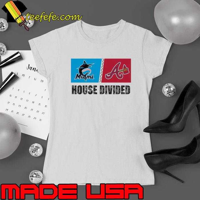 Miami Marlins vs Atlanta Braves House Divided Shirt