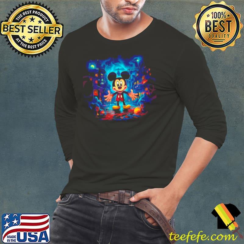 Mickey Mouse Disney Halloween Nightmare On Street 2023 Shirt Long Sleeve Tee Mickey Mouse Disney Halloween Nightmare On Street 2023 Shirt Long Sleeve Tee