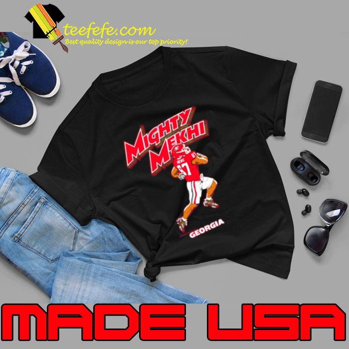 Mighty Mekhi Superstar Pose Georgia Bulldogs football shirt