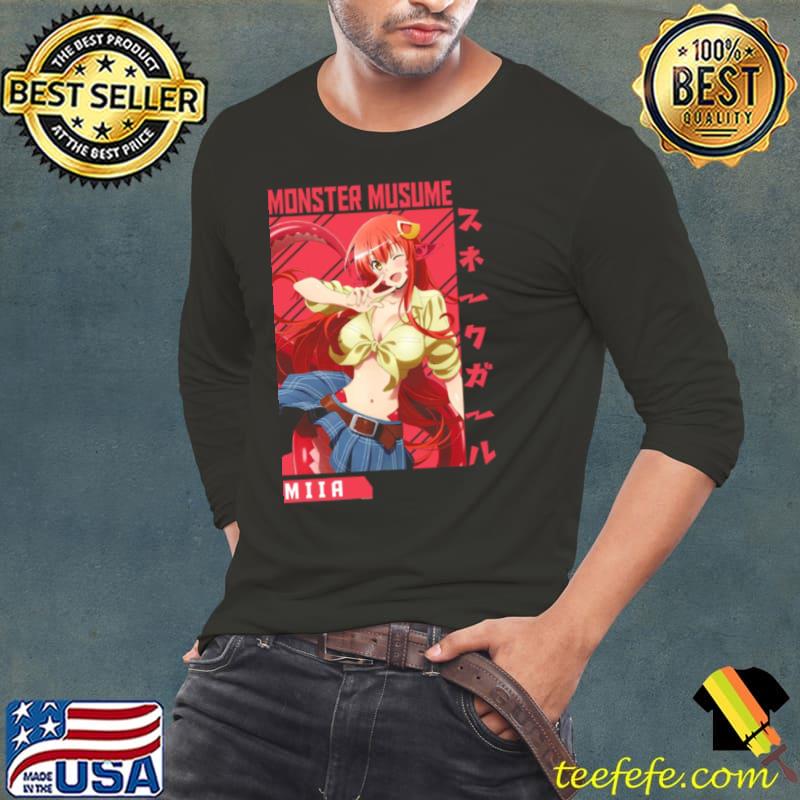 Miia Anime Manga Monster Musume s Long Sleeve Tee Miia Anime Manga Monster Musume s Long Sleeve Tee