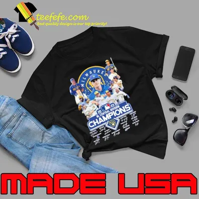 Milwaukee Brewers 2023 AL Central Division Champions Signatures Shirt