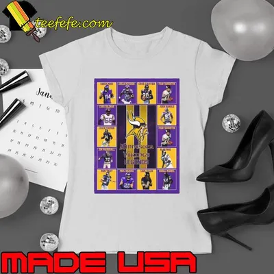 Minnesota Vikings Legends Players 2023 Signatures shirt
