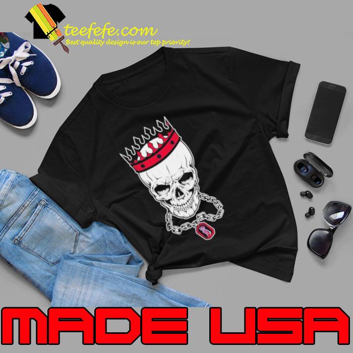 MLB Atlanta Braves Skull Rock With Crown 2023 shirt