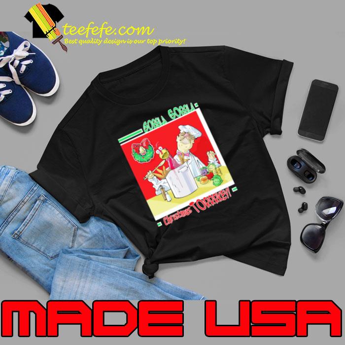 Muppets Christmas Chef Gobbla Gobbla Shirt