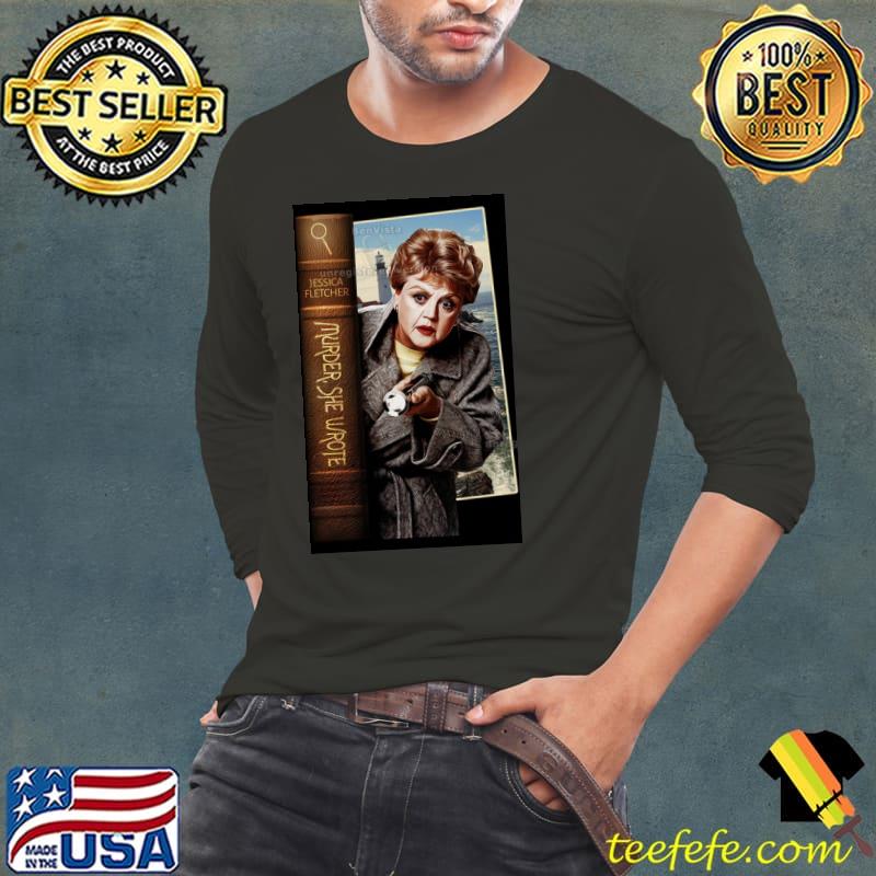 Murder She Wrote Jessica Fletcher Shirt Long Sleeve Tee Murder She Wrote Jessica Fletcher Shirt Long Sleeve Tee