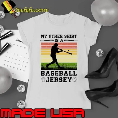 My Other Shirt Is A Baseball Jersey Baseball Vintage T-Shirt