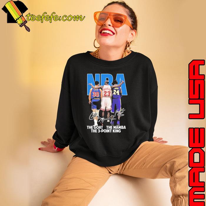 NBA stephen curry michael Jordan Kobe Bryant signatures Shirt
