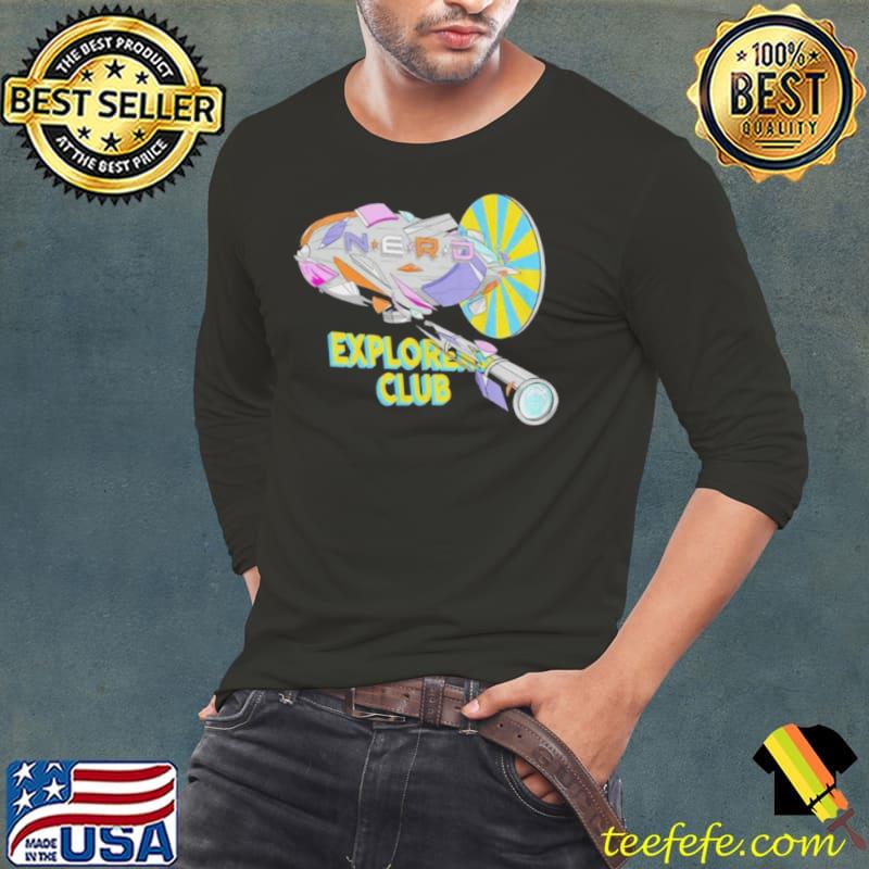 Nerd army telescope Explored Club s Long Sleeve Tee Nerd army telescope Explored Club s Long Sleeve Tee