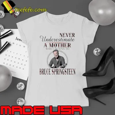 Never underestimate A Mother Who Listens To Bruce Springsteen Plaid 2023 Shirt