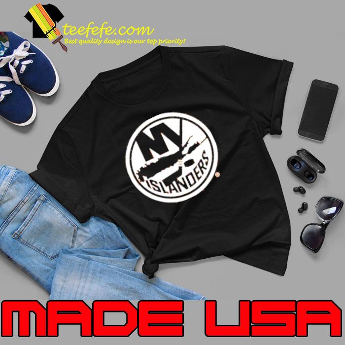 New York Islanders Isles Lab Shop Jumbo Text Stamp Logo Shirt Unisex New York Islanders Isles Lab Shop Jumbo Text Stamp Logo Shirt Unisex