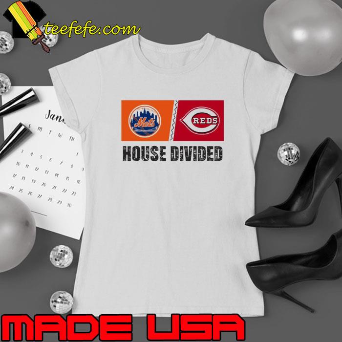 New York Mets vs Cincinnati Reds House Divided Shirt