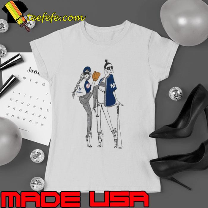 New York Yankees G-III 4Her by Carl Banks White Baseball Girls Fitted Shirt New York Yankees G-III 4Her by Carl Banks White Baseball Girls Fitted Shirt
