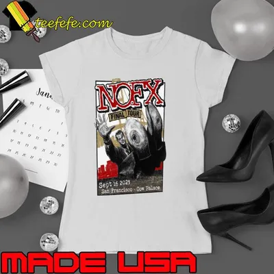 Nofx San Francisco CA sep 16 2023 art poster shirt