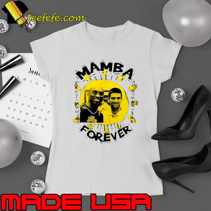 Novak Djokovic Kobe Bryant Mamba forever shirt