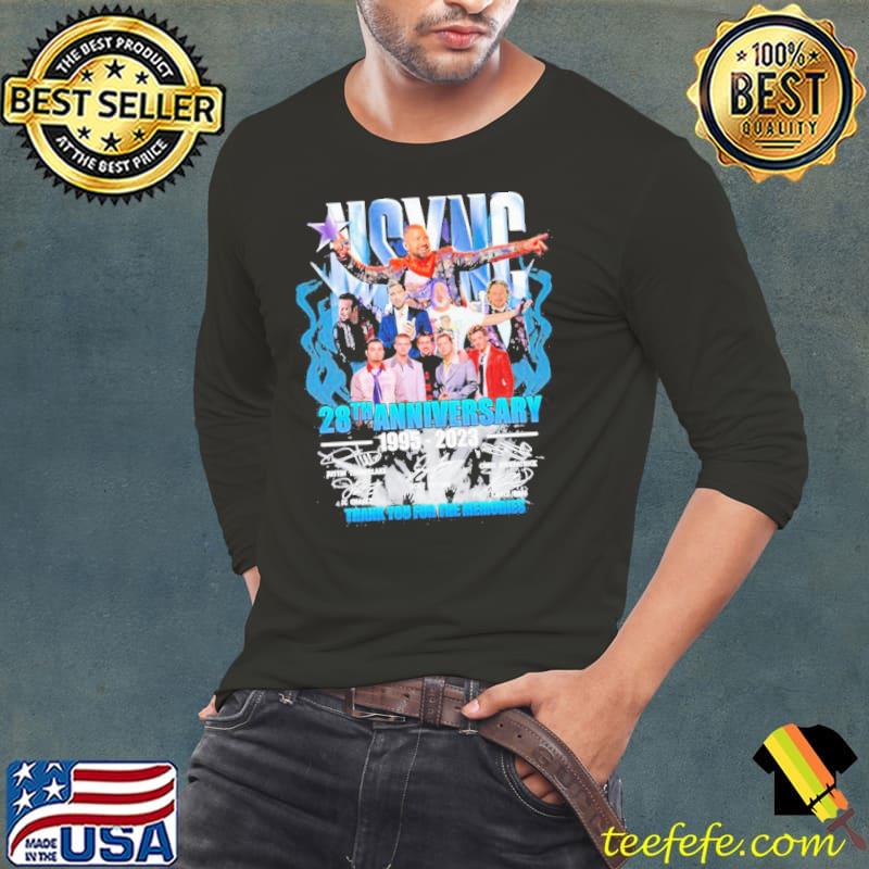 NSYNC 28th Anniversary 1995 2023 Memories Signatures Shirt Long Sleeve Tee NSYNC 28th Anniversary 1995 2023 Memories Signatures Shirt Long Sleeve Tee