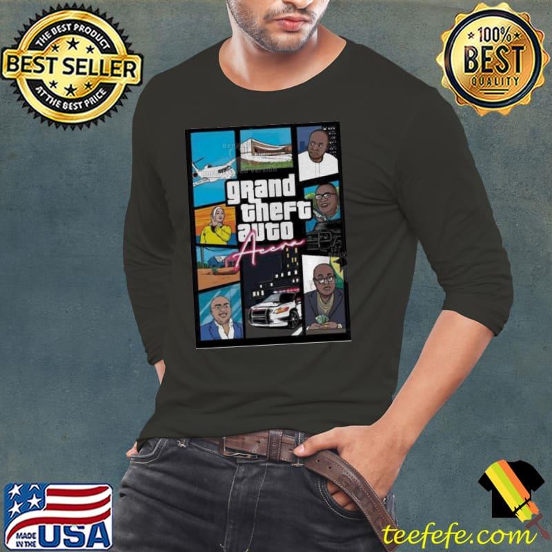 Official grand Theft Auto Accra Tee Shirt Long Sleeve Tee Official grand Theft Auto Accra Tee Shirt Long Sleeve Tee