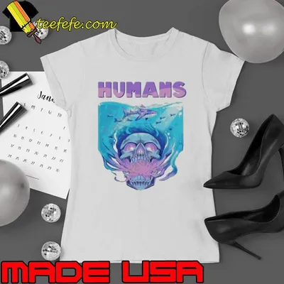 Official Humans Skull Shark shirt