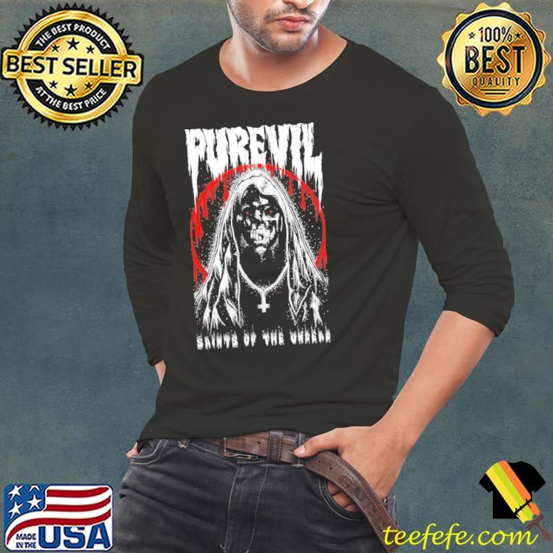 Official Saints Of The Undead Purevil Hot Shirt Long Sleeve Tee Official Saints Of The Undead Purevil Hot Shirt Long Sleeve Tee