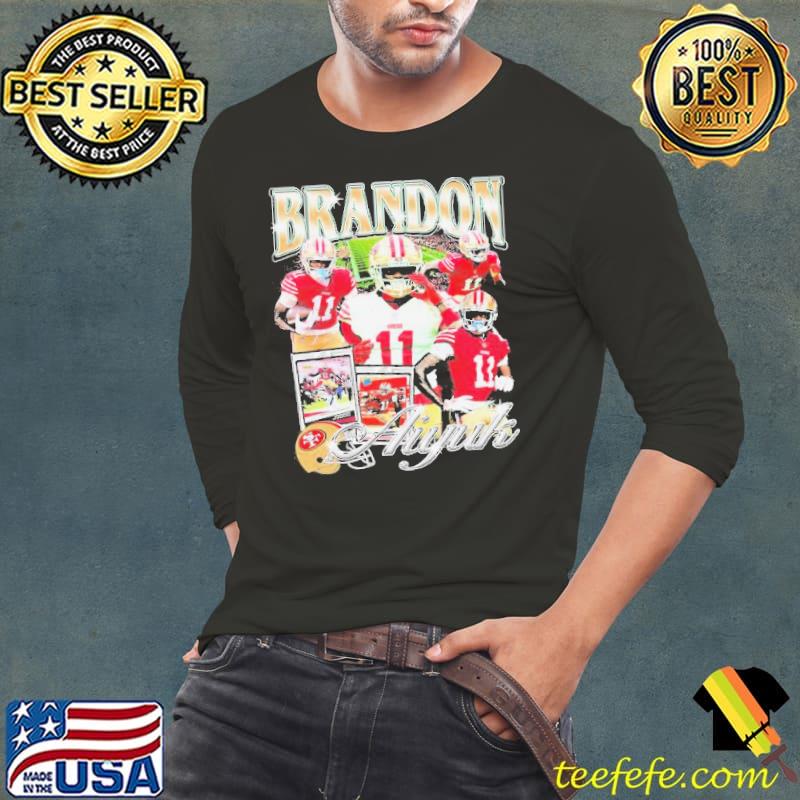 Official san Francisco 49ers Brandon Aiyuk Shirts Long Sleeve Tee Official san Francisco 49ers Brandon Aiyuk Shirts Long Sleeve Tee