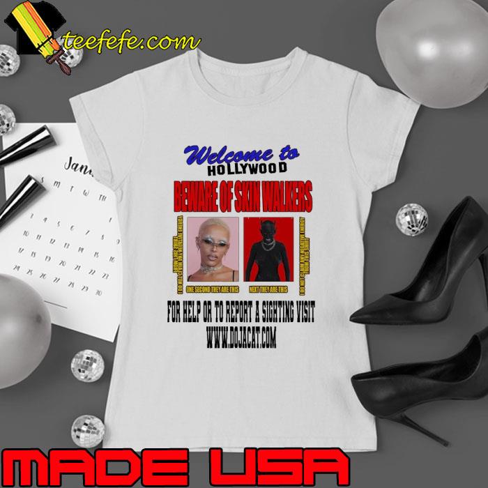Official welcome to hollywood beware of skinwalkers shirt