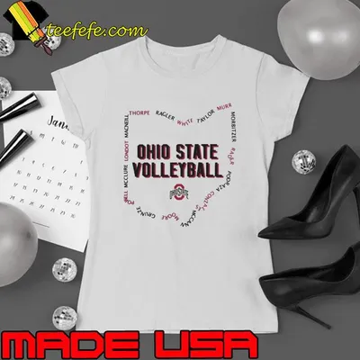 Ohio state buckeyes volleyball team roster 50ix Shirt